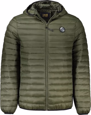 Green Polyamide Men Jacket