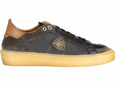Nero Leather Men Sneaker