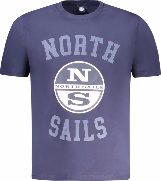 North Sails Blue Cotton Men's T-Shirt