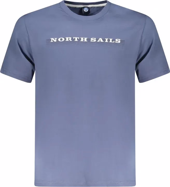 North Sails Blue Cotton Men's T-Shirt