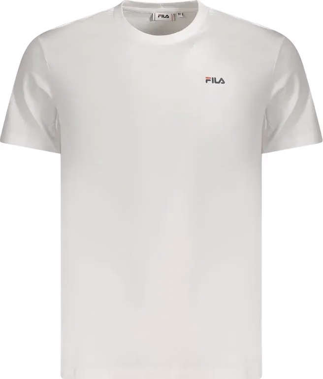 Fila White Cotton Men T-Shirt