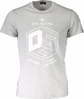 Grigio Cotton Men T-Shirt
