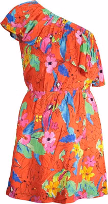 Red Viscose Women Dress