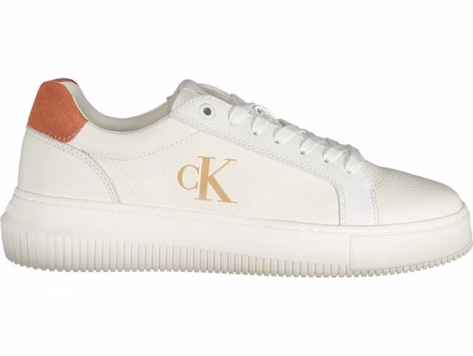 Calvin Klein White Polyurethane Women Sneaker