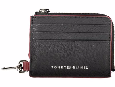 Black Leather Men Wallet Holder