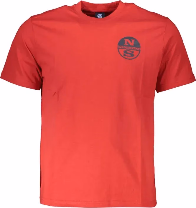 North Sails Rosso Cotton Men T-Shirt