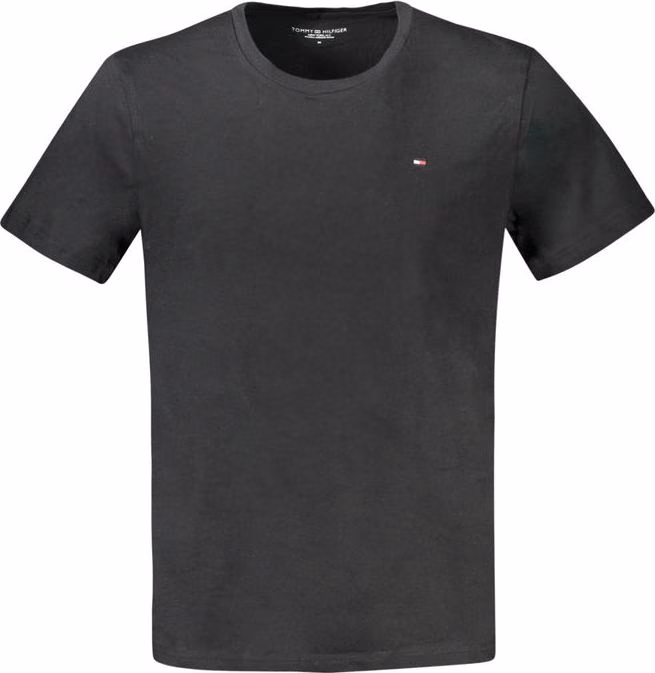Tommy Hilfiger Black Cotton Men's T-Shirt