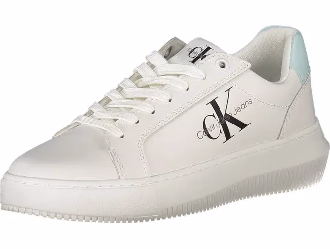 Calvin Klein Bianco Leather Women Sneaker