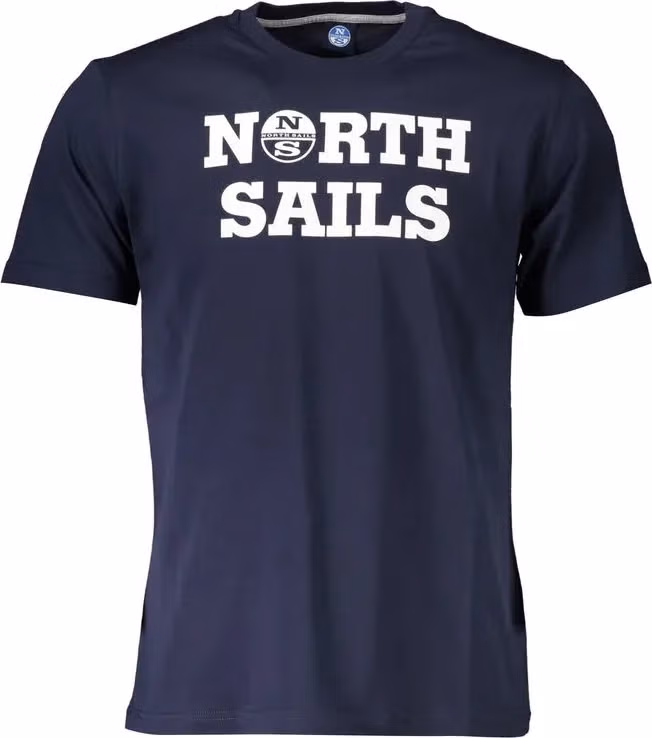 North Sails Blue Cotton Men's T-Shirt