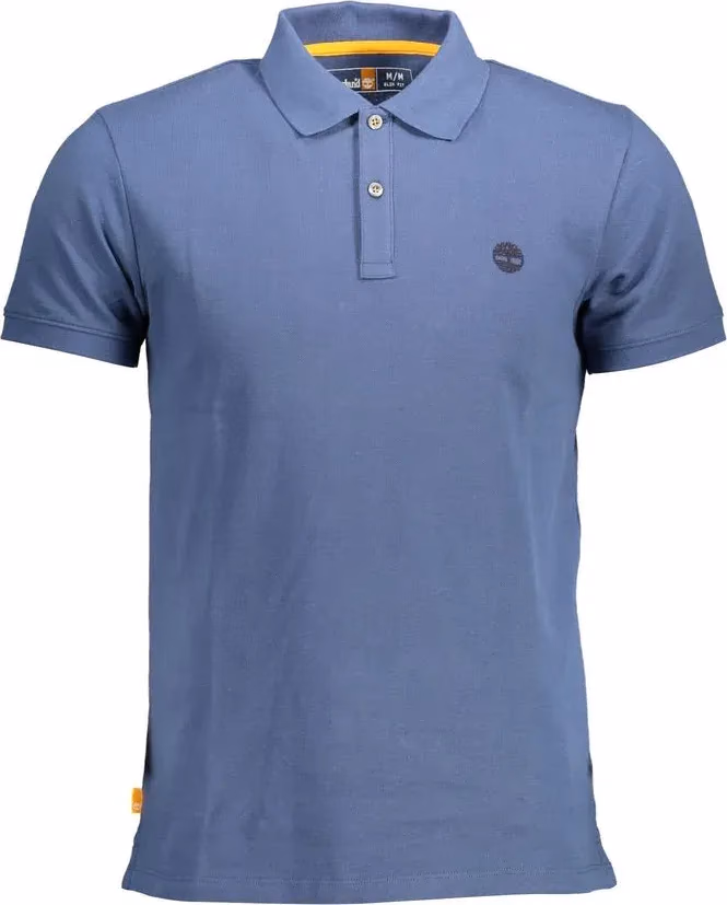 Timberland Blue Cotton Men Polo