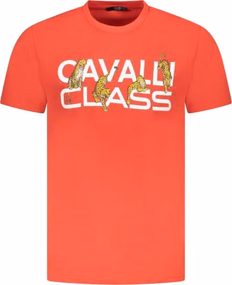 Red Cotton Men T-Shirt