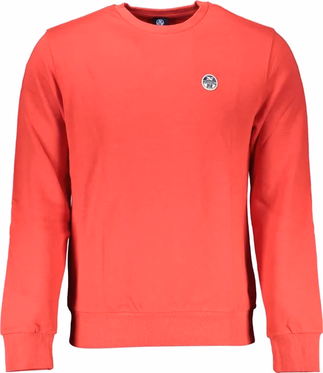 North Sails Red Cotton Men Sweater