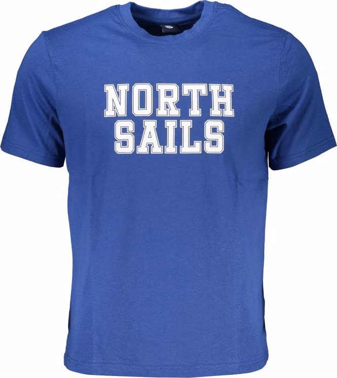 North Sails Blue Cotton Men's T-Shirt