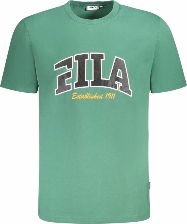 Fila Verde Cotton Men T-Shirt
