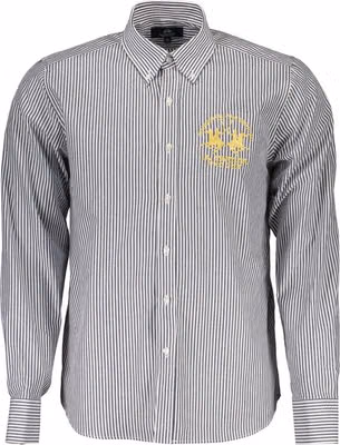 Blu Cotton Men Shirt