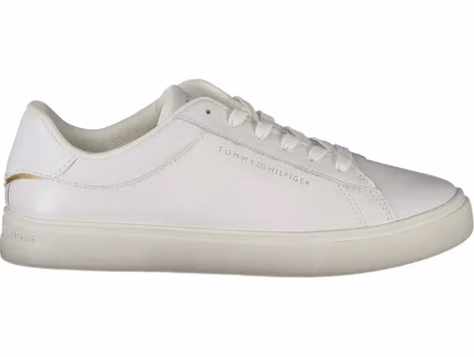 Tommy Hilfiger Bianco Polyurethane Women Sneaker