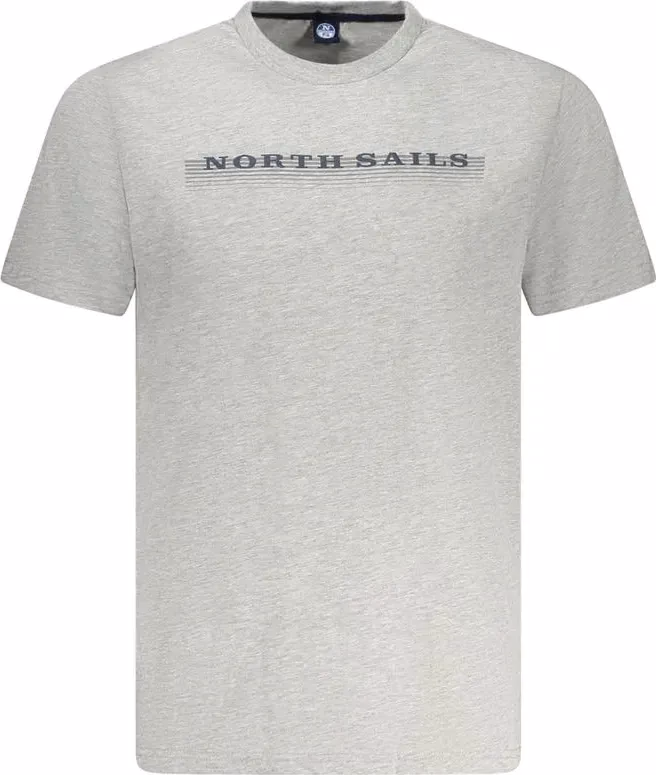 North Sails Brown Cotton Men T-Shirt