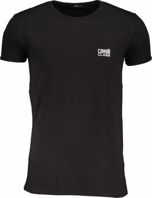 Black Cotton Men's T-Shirt