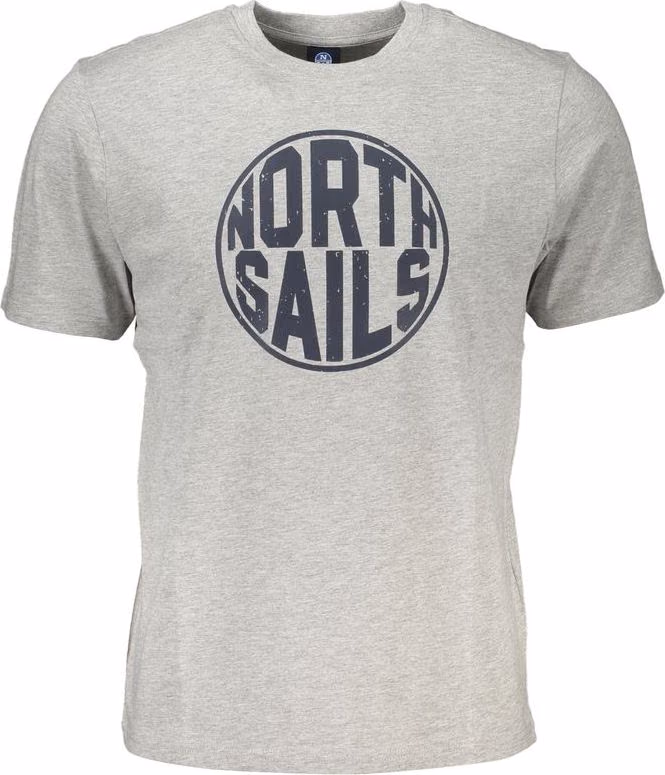 North Sails Brown Cotton Men T-Shirt