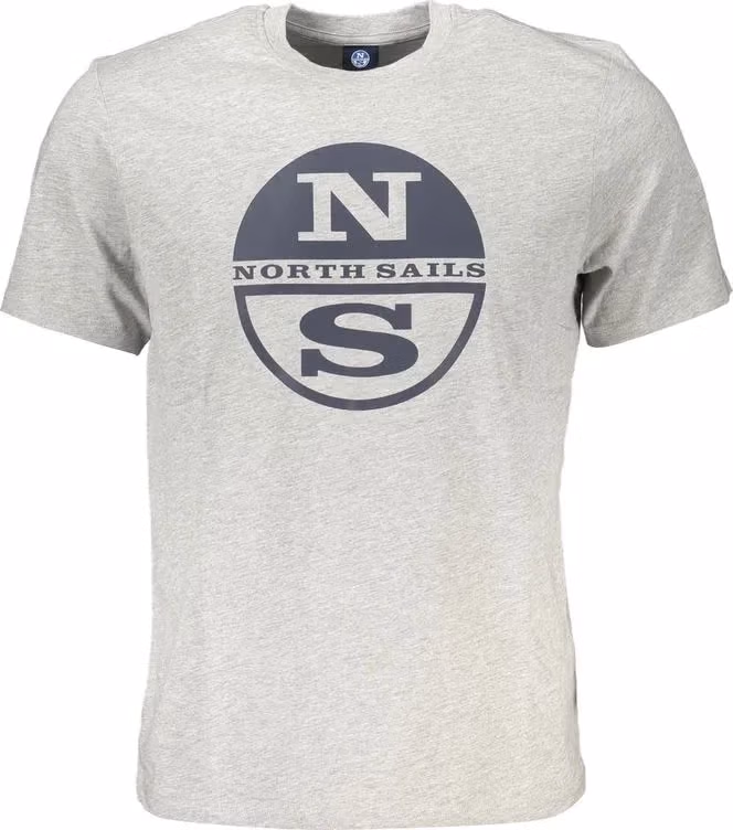North Sails Grigio Cotton Men's T-Shirt