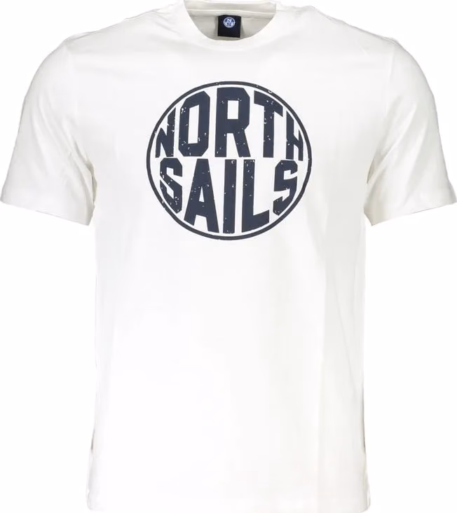 North Sails Bianco Cotton Men T-Shirt