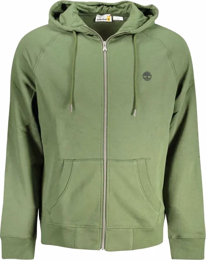 Timberland Verde Cotton Men Sweatshirt