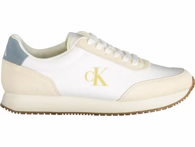 Calvin Klein White Polyester Men Sneaker
