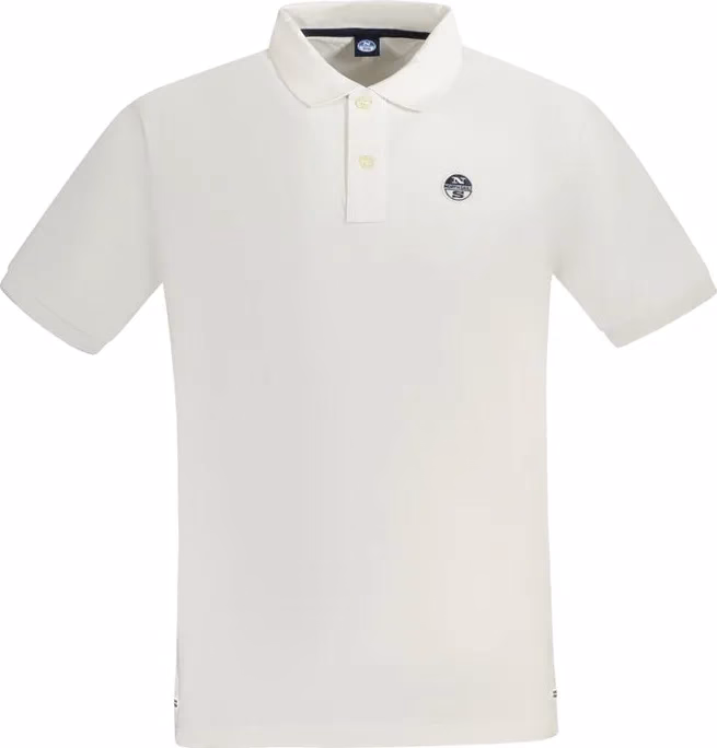 North Sails Bianco Cotton Men Polo