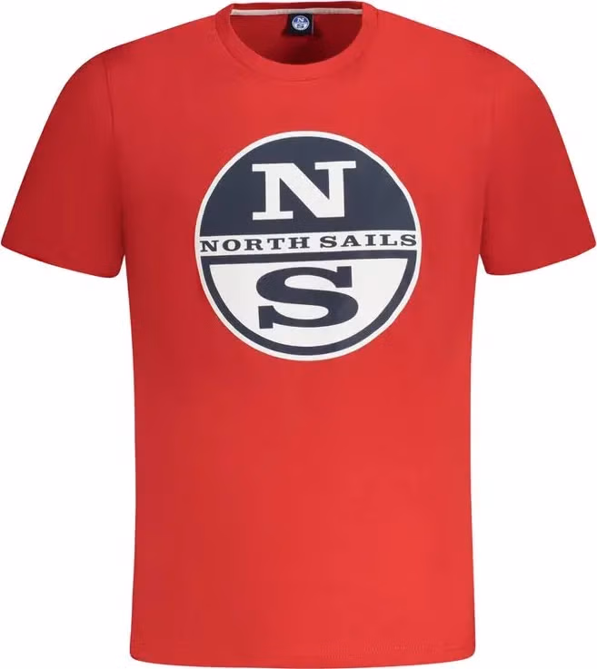 North Sails Rosso Cotton Men T-Shirt