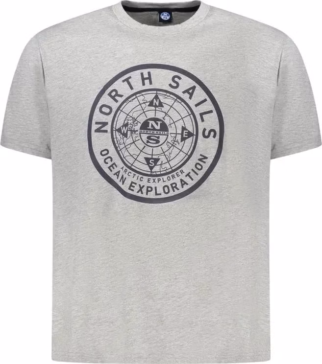 North Sails Grigio Cotton Mens T-Shirt
