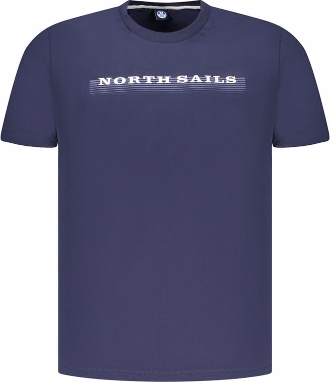 North Sails Blue Cotton Men's T-Shirt