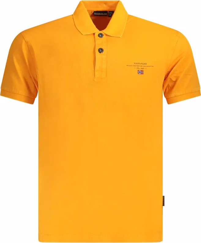 Napapijri Arancione Cotton Men's Polo