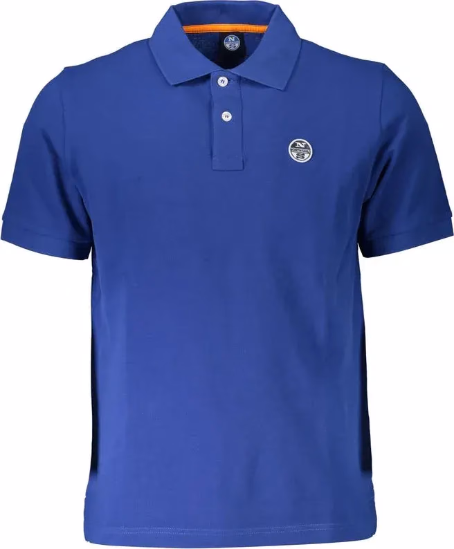 North Sails Blue Cotton Men Polo