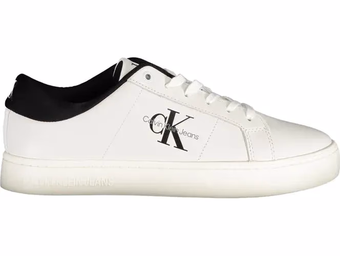 Calvin Klein Bianco Polyurethane Men Sneaker