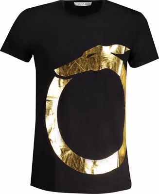 Black Cotton Men's T-Shirt