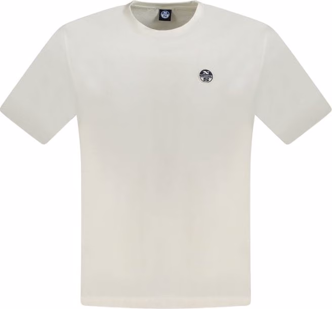 North Sails Bianco Cotton Men T-Shirt