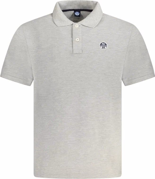 North Sails Grigio Cotton Men Polo