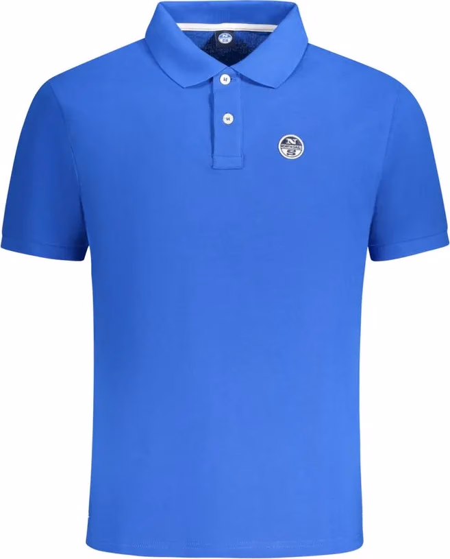 North Sails Blue Cotton Men's Polo Shirt