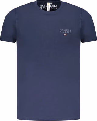 Blue Cotton Men's T-Shirt