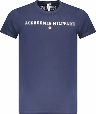 Blu Cotton Men T-Shirt