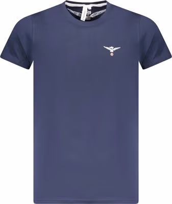 Blu Cotton Men T-Shirt