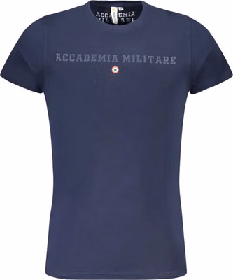 Blu Cotton Men T-Shirt