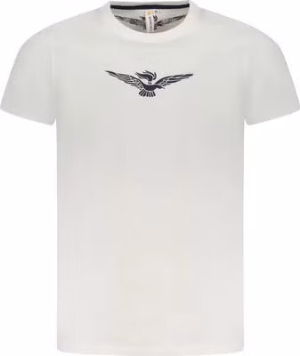 White Cotton Men's T-Shirt