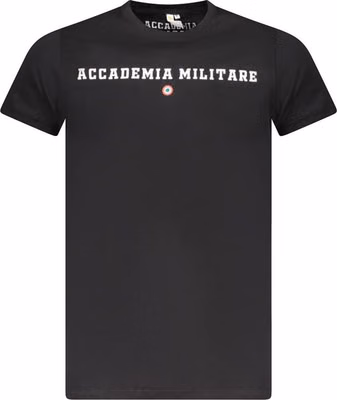 Black Cotton Men's T-Shirt