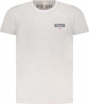 White Cotton Men's T-Shirt