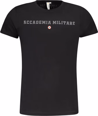 Black Cotton Men's T-Shirt