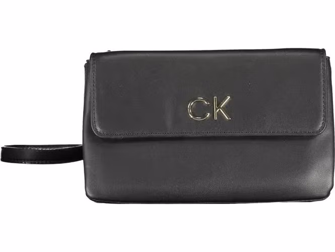Calvin Klein Black Polyester Women Handbag