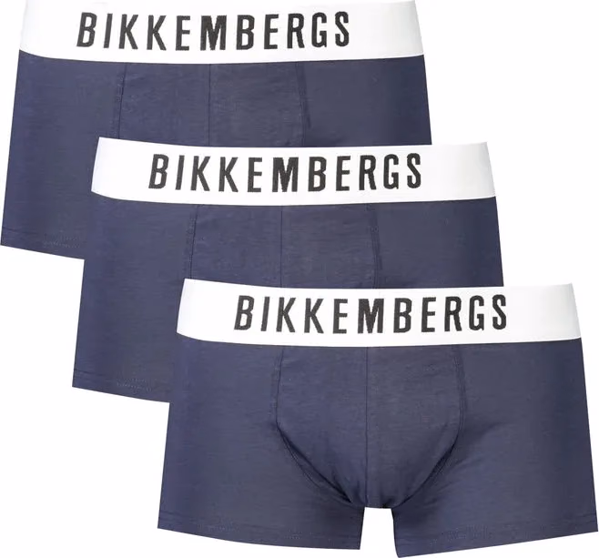 Bikkembergs Blue Polyester Men's Boxer