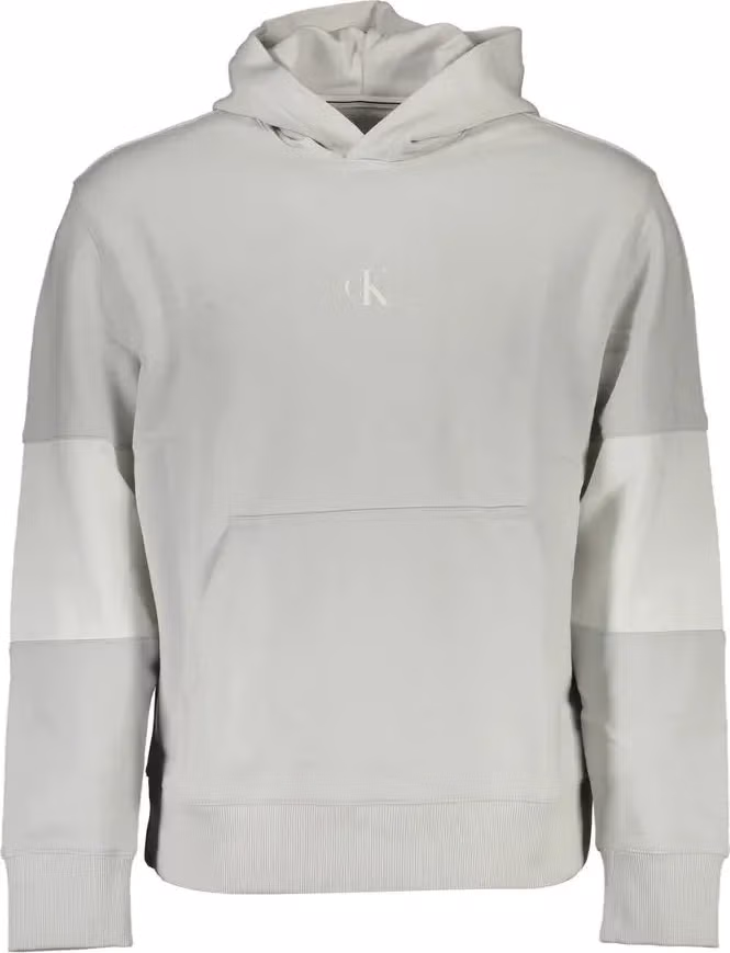 Calvin Klein Gray Cotton Men Sweatshirt
