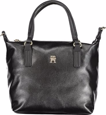 Nero Poliestere Woman Handbag